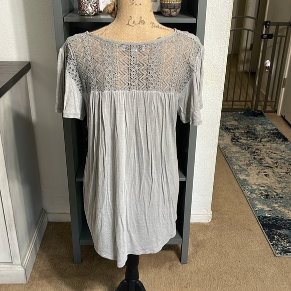 EUC Knox Rose gray top size M - Picture 3 of 8